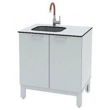 Мойка лабораторная ЛК-1200 СМС (2 раковины, 1 смеситель)