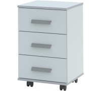 Тумба подкатная ЛК-400 ТПЯ (с 3-мя ящиками)